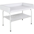hospital or home care epoxy power coated Infant swadding table